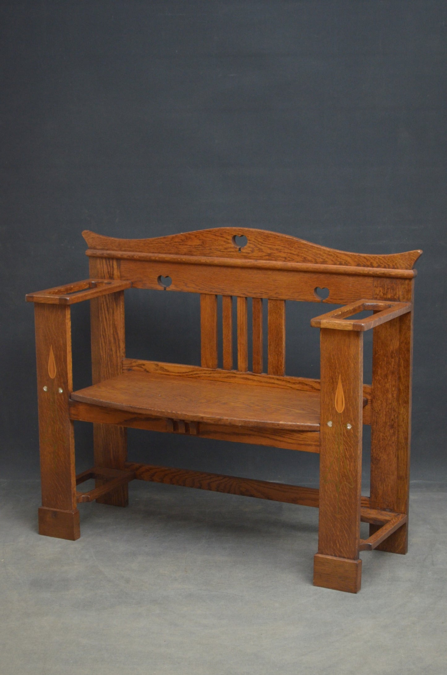 The Gimson Arts and Crafts Hall Settle